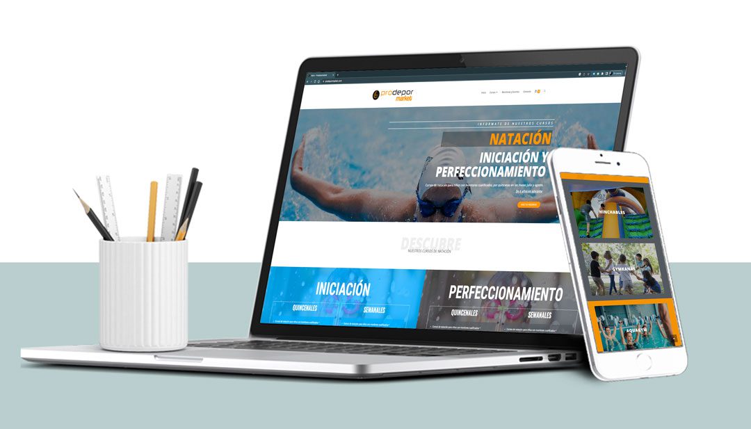 la empresa de natación Prodepor ahora vende los cursos en su web